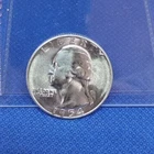 1854s Washington Quarter Large Die Crack In Washington's Hair Uncirculated (143)