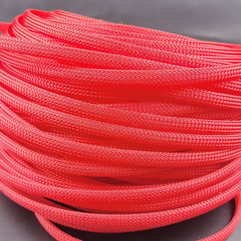5M Various Sizes Colors Braided Cable Sleeving Expanding Matte Cable