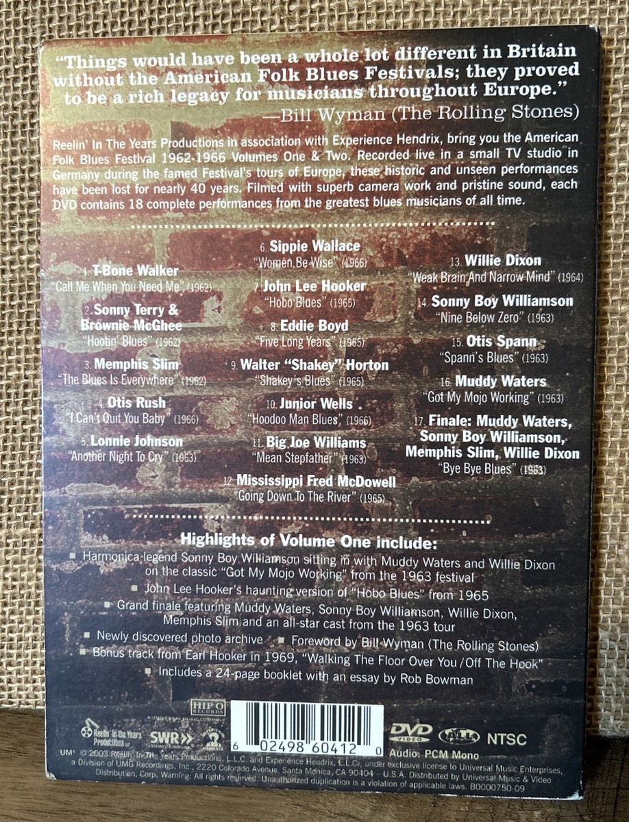 (未使用･未開封品)American Folk Blues Festival 1962-1966 Vol.1 [DVD] [Import] Various Artists - American Folk Blues Festival 1962-1966