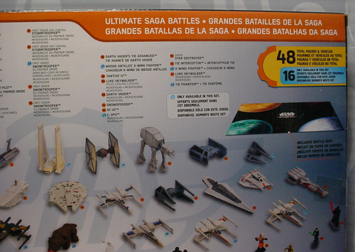 New STAR WARS MicroMachines TOYSRUS 48 Total Figures & Vehicles Set EPIC BATTLES - Picture 7 of 9