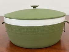 Vtg MCM Green THERM-O-WARE Bowl Locking Lid I...