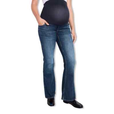 NWT*Old Navy Over Belly Bootcut Maternity Blue Jeans*Sz 18*Dark Wash*  Stretch