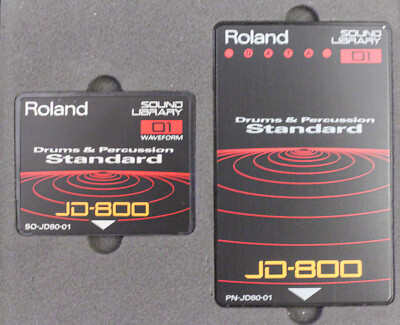 DTM・DAW Roland SL-JD80-01 JD-800 Drms&Perc.Std Roland SL-JD80-01 Standard card set JD800 JD990 JD-990 JD-800