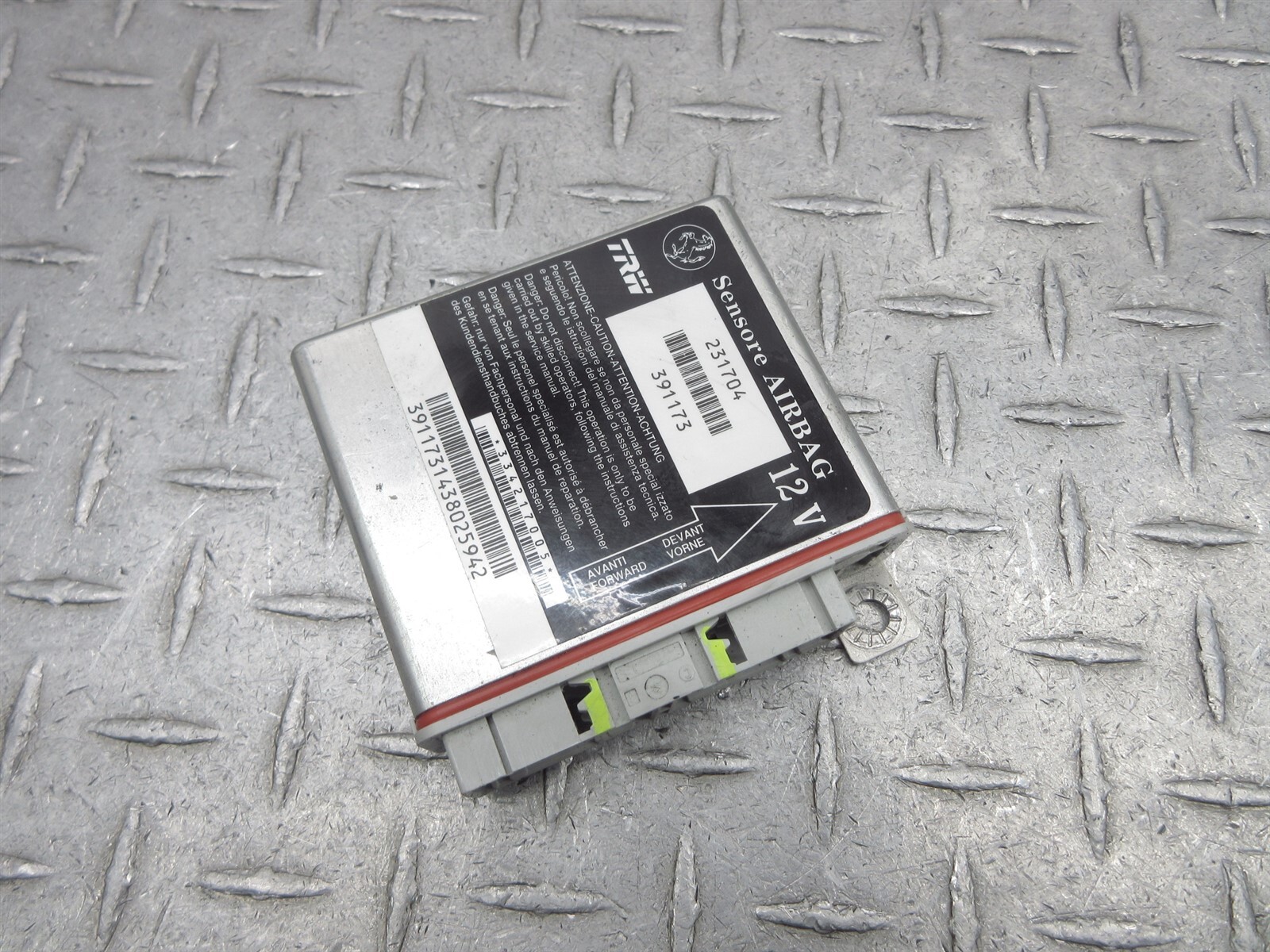 2008 Ferrari F430 Spider OEM 231704 Restraint ECU Sensor Control Unit Module