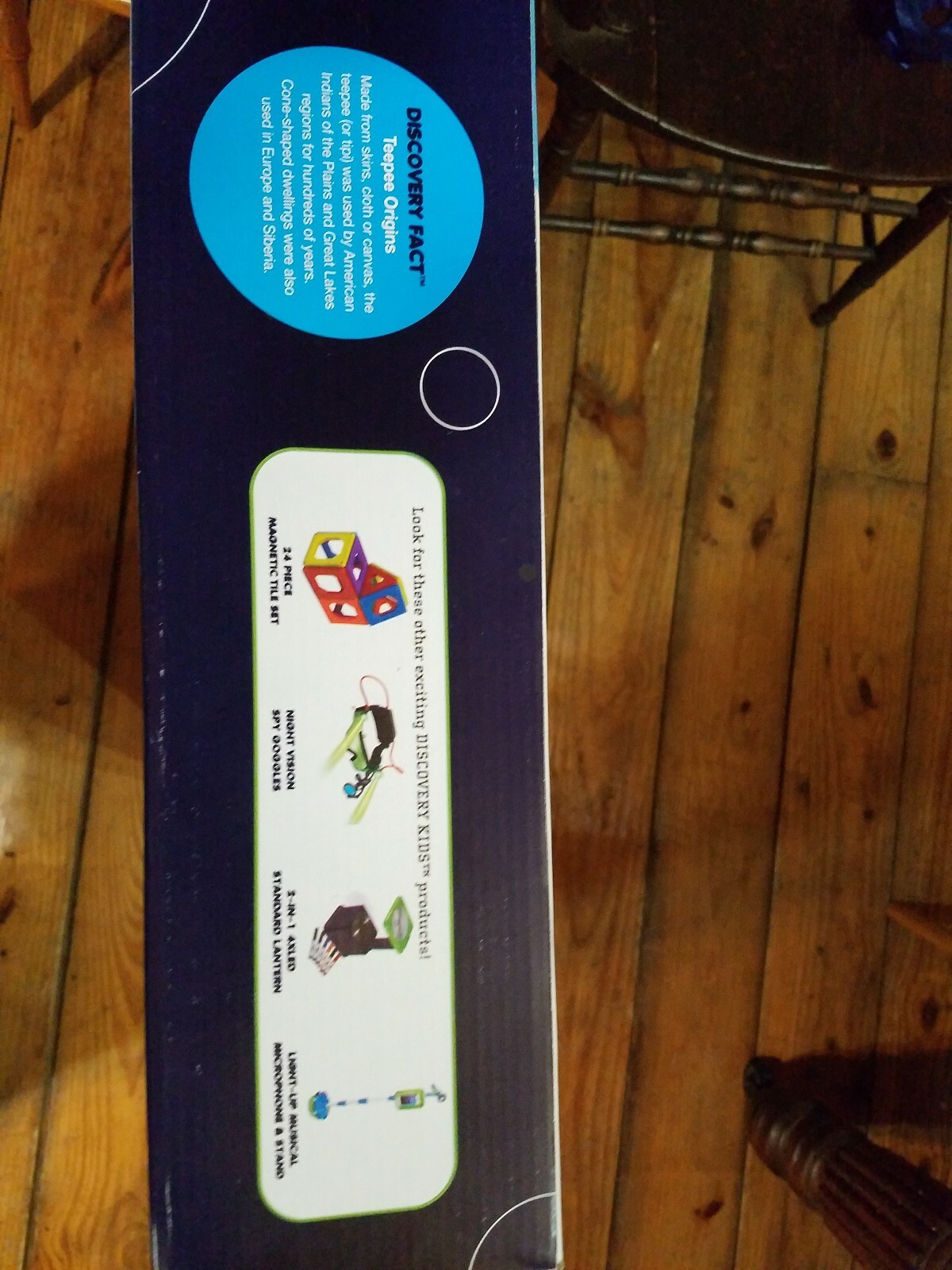 discovery play teepee wood and canvas