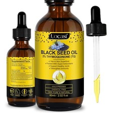 100 Pure Virgin CERTIFIED Organic Black Seed Oil Edible Cold Pressed Cumin 2oz