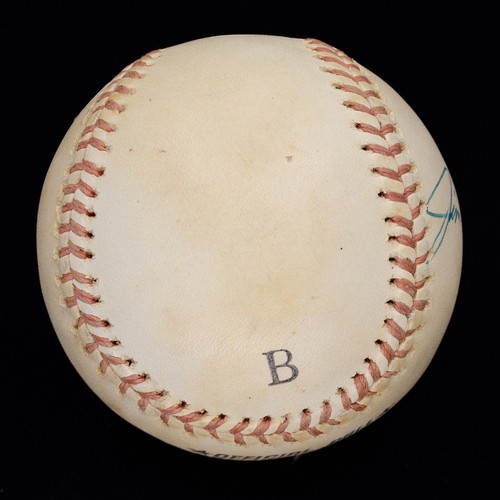 Circa 1974 Vintage Jim Catfish Hunter Single Signed ONL Ball JSA Sticker Only - Picture 4 of 5