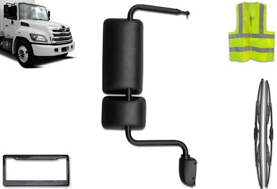 나 Hino 238 258 268 338 2008-2021 Door Mirror Assembly Black