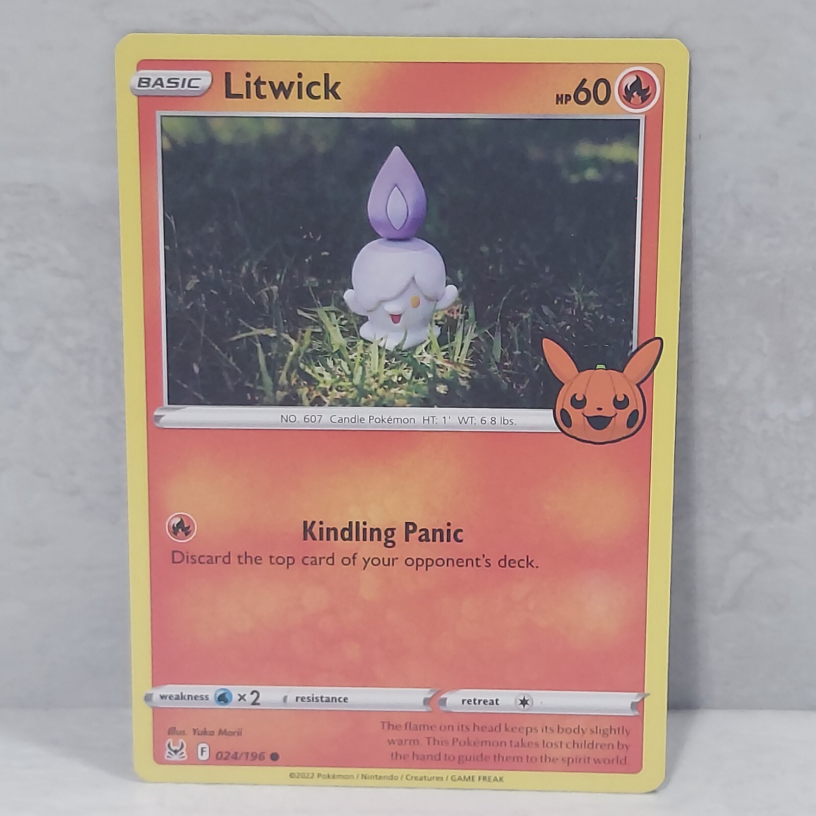 Litwick 24/196 Trick Or Trade Lost Origin 2022 Pokemon Card