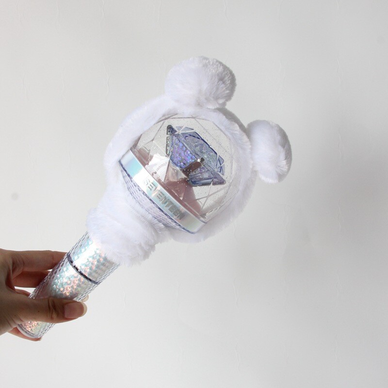 Kpop Seventeen Light Stick Plush Head Cover WOOZI THE8 Cute