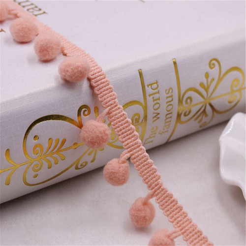 2 Yards Pom Pom Trim Ball Fringe Ribbon DIY Sewing Lace Knitted Fabric  =Craft - Picture 16 of 22