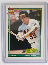 1991 Topps #162 Ozzie Canseco