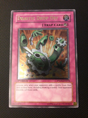 Yu-Gi-Oh! Drastic Drop Off, PTDN-EN074, Ultimate 1, Edition, Englisch, NM-GD