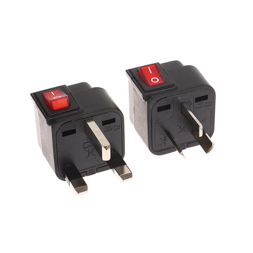Universal US UK EU AU Travel Electrical Plug Adapter 10A/13A 250V Power Sock _ou - Afbeelding 2 van 17