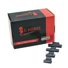 100 Pcs BLACK COATED CLIP-ON WHEEL WEIGHT BALANCE FN STYLE 0.25 0.50 0.75 1.00oz