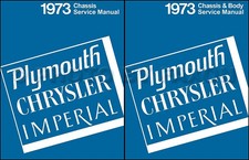 1973 Chrysler Shop Manual Set Imperial New Yorker Newport Town Country Service 1973 Chrysler Shop Manual Set Imperial New Yorker Newport Town Country Service
