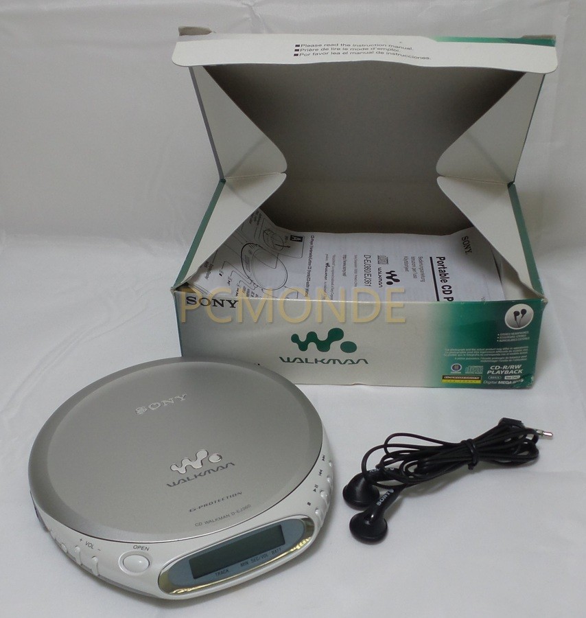 2003 Sony Walkman Silver D-ej360 G-protection CD Player for sale