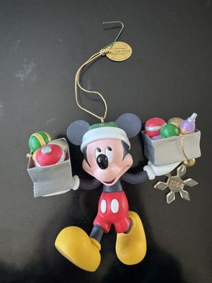 Vintage 2004 Mickey Mouse Disney Ornament broken snow flake