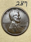 1926-S LINCOLN WHEAT CENT,  low mintage date, Very Fine or better  #287