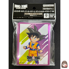 Son Goku Mini 64 Mangas Japonés Dragon Ball Juego de Cartas Fundas Oficiales 02 DO12