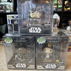 Funko Digital Star Wars 3 6” Pops 274, 277, 279 Leia Han Solo C-3po