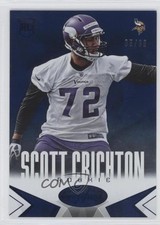 2014 Certified Blue 6/99 Scott Crichton #158 0a1