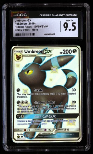 CGC 9.5 Umbreon GX SV69/SV94 Pokémon Hidden Fates 2019 English