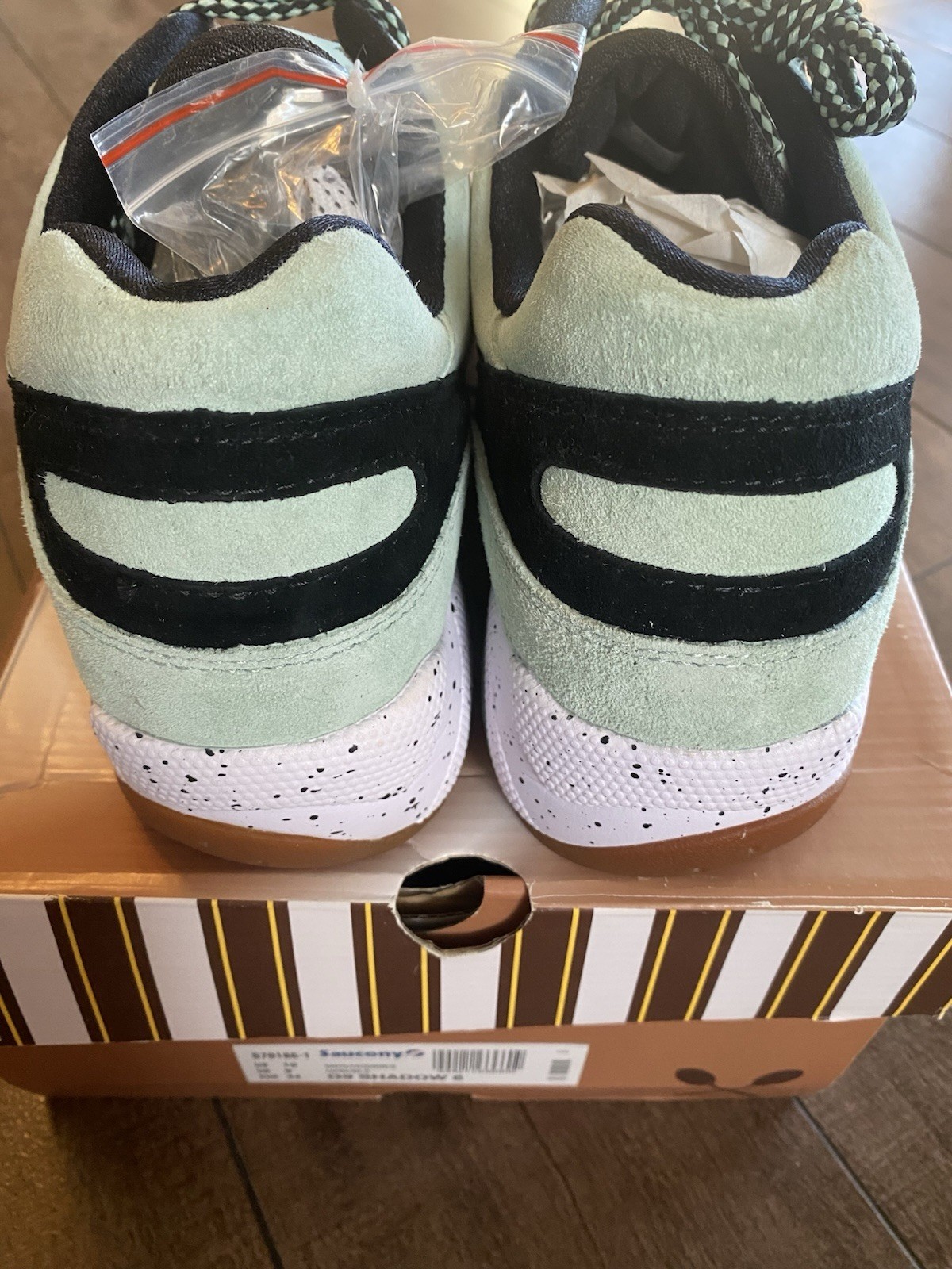 Size 10 - Saucony G9 Shadow 6 Scoops Pack Mint Chocolate Chip thumbnail 3