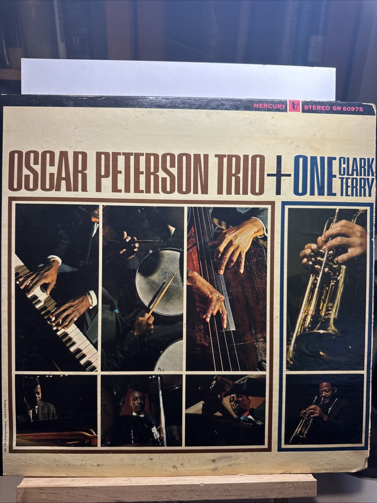 Oscar Peterson Trio + One Clark Terry Mercury Stereo SR60975 LP