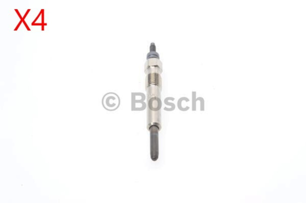 NEW BOSCH Glow Plug SET 4pcs For FORD Focus Transit Fiesta Courier S C-Max 1998-