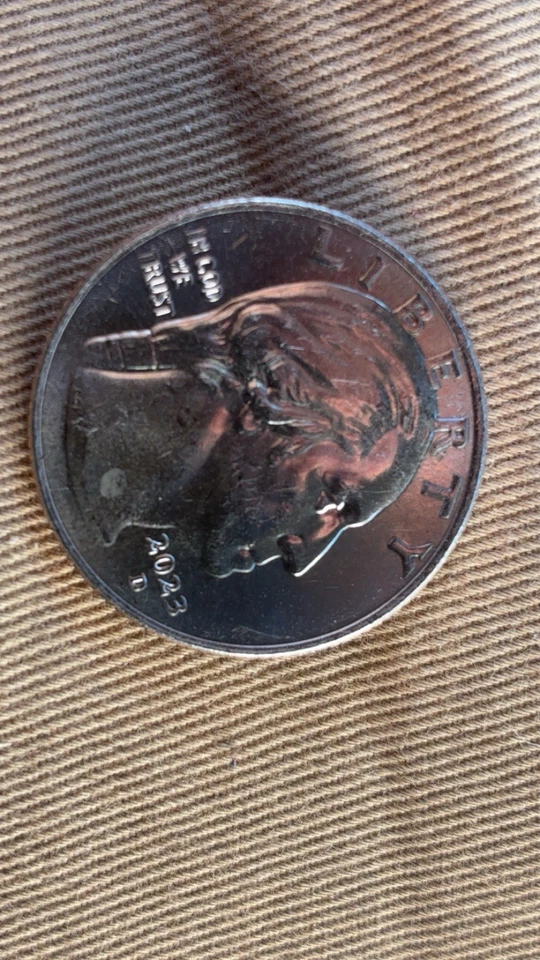 2023 Maria Tallchief D Misprint In Cod We Trust Quarter - Image 2 of 2