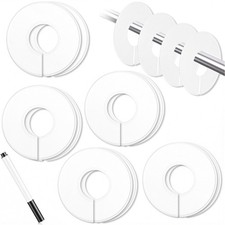 10 PCS White Blank Clothing Rack Size Dividers Wardrobe Hanger Labels Pen