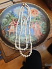 Vintage Two Row Freshwater Cultured Pearl 14k.Yellow  Necklace Elegant — photo 8