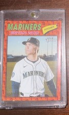 RARE MINT 2026 Topps Heritage Bryan Woo /77 Orange Themed Parallel