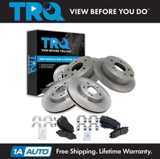Front & Rear Posi Semi Metallic Brake Pad & Rotor Kit for Mitsubishi
