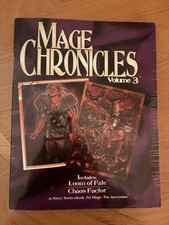 Mage Chronicles Volume 3 New with Map Mage: The Ascension WW4018 White Wolf RPG