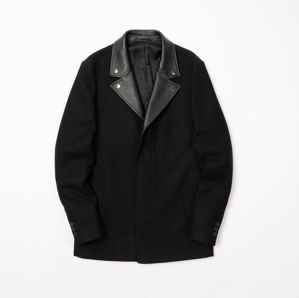 Men The Kooples Coat Black Cashmere 36 / S / 44