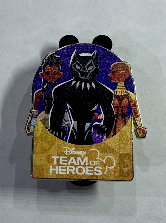 D23 Expo 2019 - Team of Heroes - Black Panther LE 6500 Disney Pin 136293