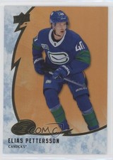 2019-20 Upper Deck Ice Orange Elias Pettersson #14 qp4