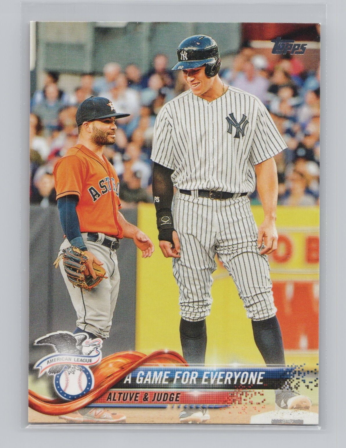 Aaron Judge, Jose Altuve 2018 Topps Update Series -#US79 Altuve & Judge