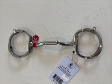 Myler Eggbutt Bit with Hooks Forward Tilt Ported Barrel MB 36 Level 2-3