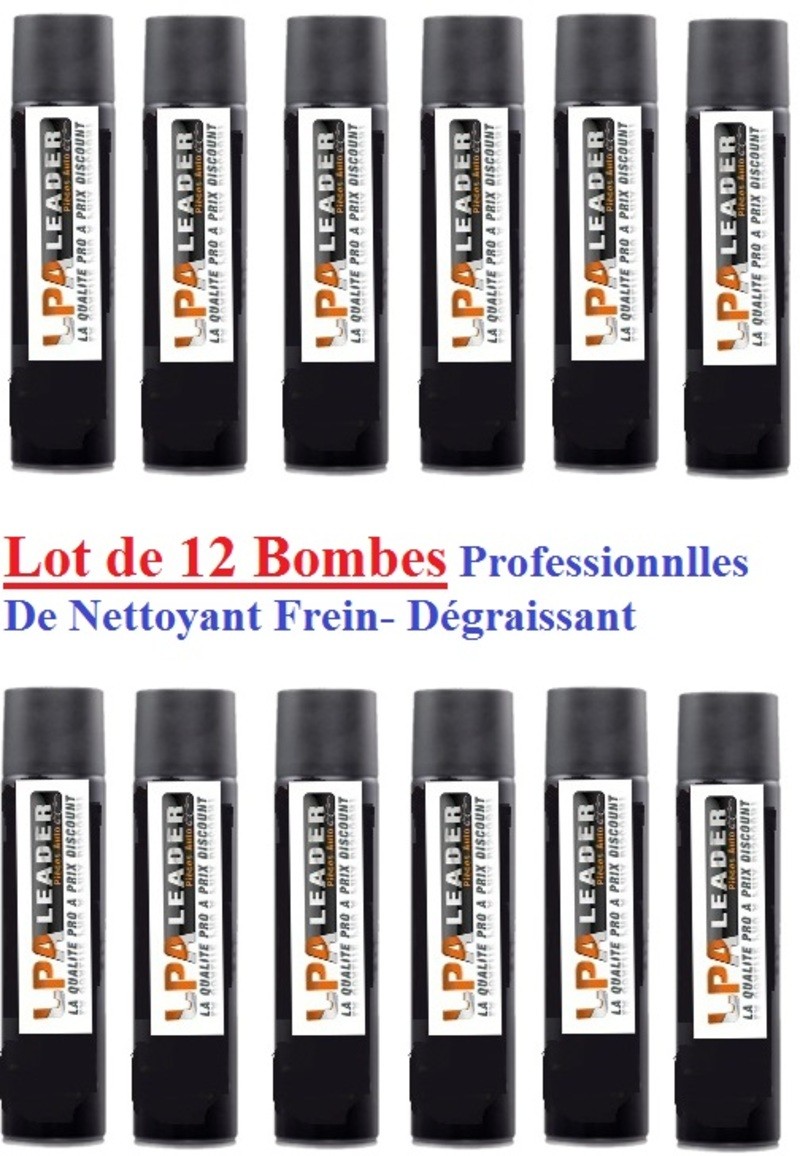 Nettoyant frein mécanique lot de 12 pour restaurer vos voitures