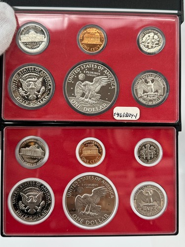 1977-1978 US Mint Proof Set 12 Coin Set OGP - 第 3/3 張圖片