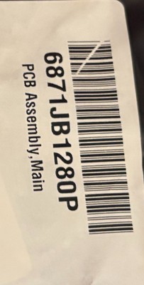 6871JB1280P 687JB1280C LG REFRIGERATOR MAIN CONTROL