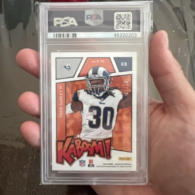 2019 Absolute Football Todd Gurley Gold Kaboom /10 Psa 10 | eBay