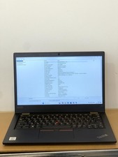 Lenovo-Thinkpad-L13-13.3" -intel Core i3-10110UU 2.10GHz, 8GB-128-SSD-Win-11-Pro