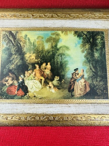 Juego de impresiones en miniatura italianas florentinas doradas de colección 3658 hechas en Italia 6x8 - Imagen 2 de 7