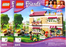 Lego Friends Olivia's House and Tree House 3315 and 3065 