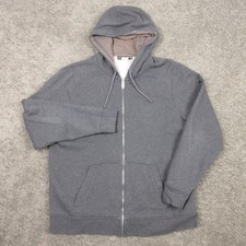 Under Armour Sweater Mens Large Gray Storm Fleece Full Zip Hoodie Sweatshirt