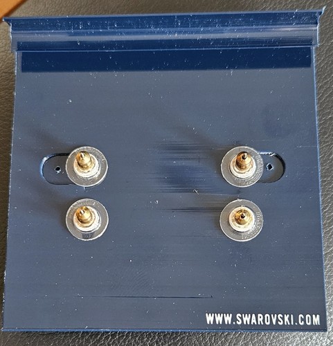 Genuine Swarovski Harley Stud Earrings 2 Pairs - Picture 4 of 7